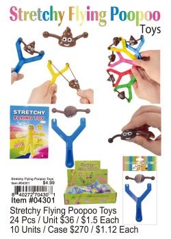 Stretchy Flying Poopoo Toys
